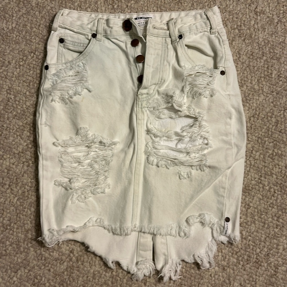 One teaspoon high waist mini skirt 2020 sz 24